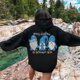 thumbnail image 4 of WILLBEST Sudaderas de Mujer, Sudaderas con Capucha de Manga Larga con Cordón Ajustable, Estampados, Tallas Grandes, Tops de Otoño Chica​​, 4 of 7