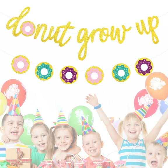 GETAJGHSD golden wedding banners Paper Decoration for Adults at Wedding Favors 1Pack