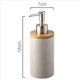 thumbnail image 4 of 4X Dispensador de JabóN de CeráMica de 400 Ml, Estilo NóRdico, Dispensador de LocióN Dispensador de JabóN para Cocina y BañO - Gris, 4 of 4