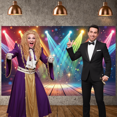thumbnail image 6 of Colorful Lights Stage Lighting Banner Starry Design Concert Display Multicolor Beams Sparkling Effect Party Backdrop for Stage Performance Concert Event Music Festival, 6 of 8