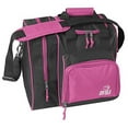 thumbnail image 2 of BSI Deluxe Single Ball Bowling Bag- Pink/Black, 2 of 2