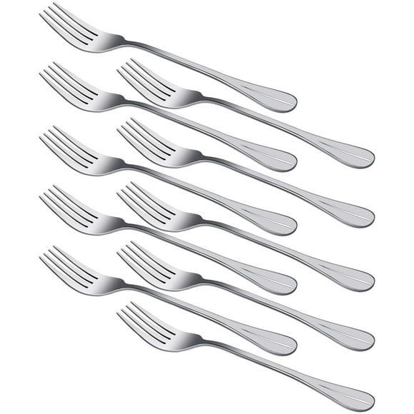 Restaurant Dinner Metal Tableware Flatware Serving Fork 7 Inches Long 10PCS