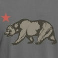 thumbnail image 3 of CafePress - California Bear With Star Men's Comfort Colors® T - Mens Comfort Colors Shirt, 3 of 5