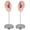 Brown, variant on Artificial Ear Model Soft Silicone Left and Right Ear Mold for Acupunctures Training Practical Jewelry Display Props