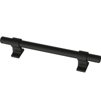 Liberty P44374W-FB 1 3/8" - 6 5/16" Industrial Adjustable Cabinet Pull Flat Black
