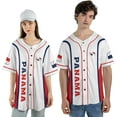 thumbnail image 4 of Personalized Panama Baseball Jersey Camisa Shirt, Panamanian Flag Jersey, Panamanian Pride Jersey for Men and Women (S), 4 of 6