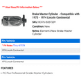thumbnail image 2 of Brake Master Cylinder - Compatible with 1973 - 1974 Lincoln Continental, 2 of 2