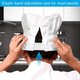 thumbnail image 3 of Juego de 3 gorros de chef para adultos, ajustables, elásticos, para panadero, cocina, gorro de chef, 3 of 5