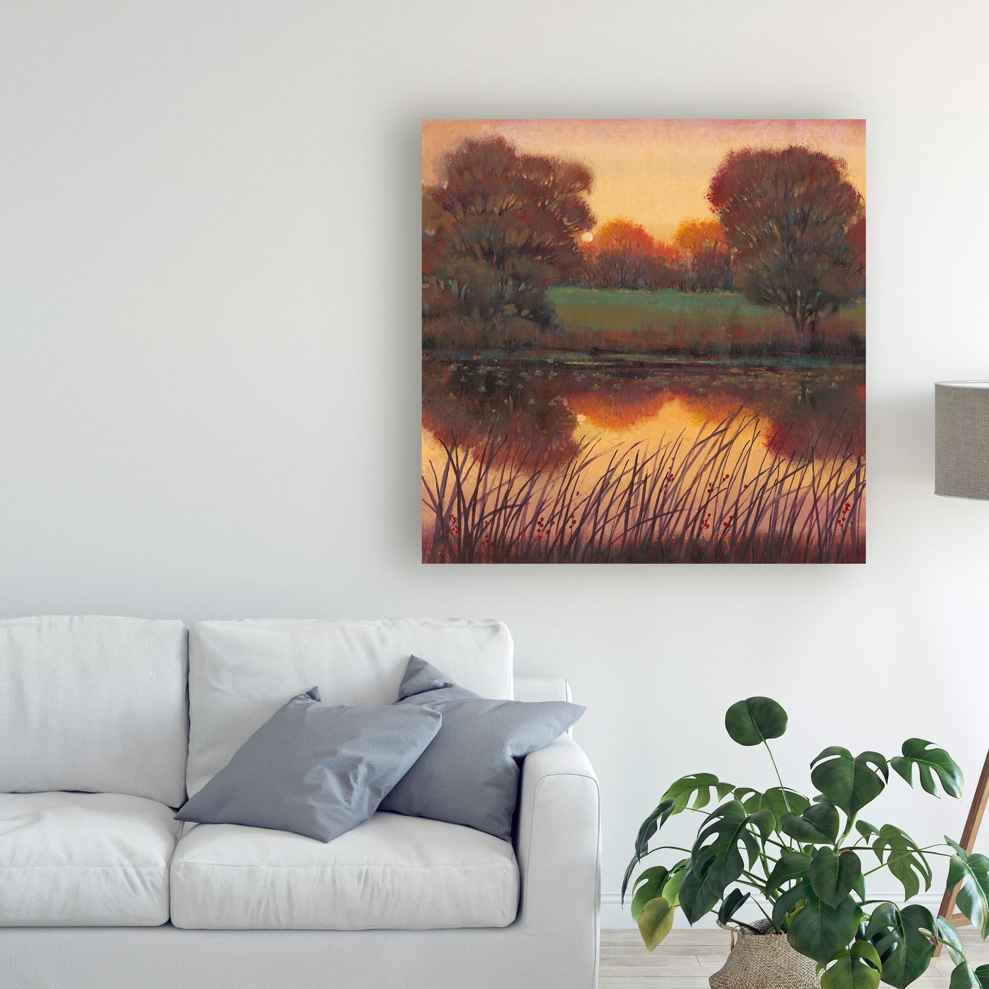 Trademark Fine Art 'Early Evening I Autumn' Canvas Art by Tim OToole