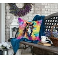 thumbnail image 4 of Hippie Animal Horse Throw Pillow 18 in x 18 in, 4 of 5