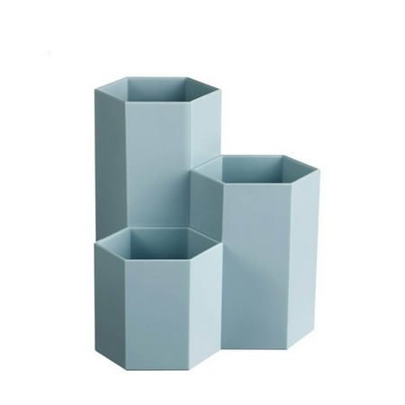 

Multipurpose Pen Container Creative Hexagon Vase Desk Decoration Home Essentials