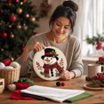 thumbnail image 5 of Christmas DIY Felt Material Kit, Non Woven Fabric Handmade Craft for Festival Theme Decorative Crafting Process 1 Set Snowman, 5 of 5