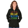 thumbnail image 4 of Billiant Mind Autism Awareness Zip Up Hoodie Men's Women's Brisco Brands S, 4 of 6
