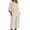 Beige, variant on Women Outfits Sets Casual Crew Neck Top and Shorts Set for Women Solid Color Two Piece Summer Wear Loose Fit Comfortable Ensemble Blue M