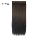 thumbnail image 2 of Vente Chaude! Yiteos Catch Hair, Cheveux Réels comme Remy Mode Longs Extensions de Cheveux à Clip Tête Complète Perruque Droite, 1X Perruque, 2 of 2