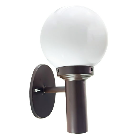 Lampara De Pared Exterior, Antorcha Gde, Pantalla De Cristal