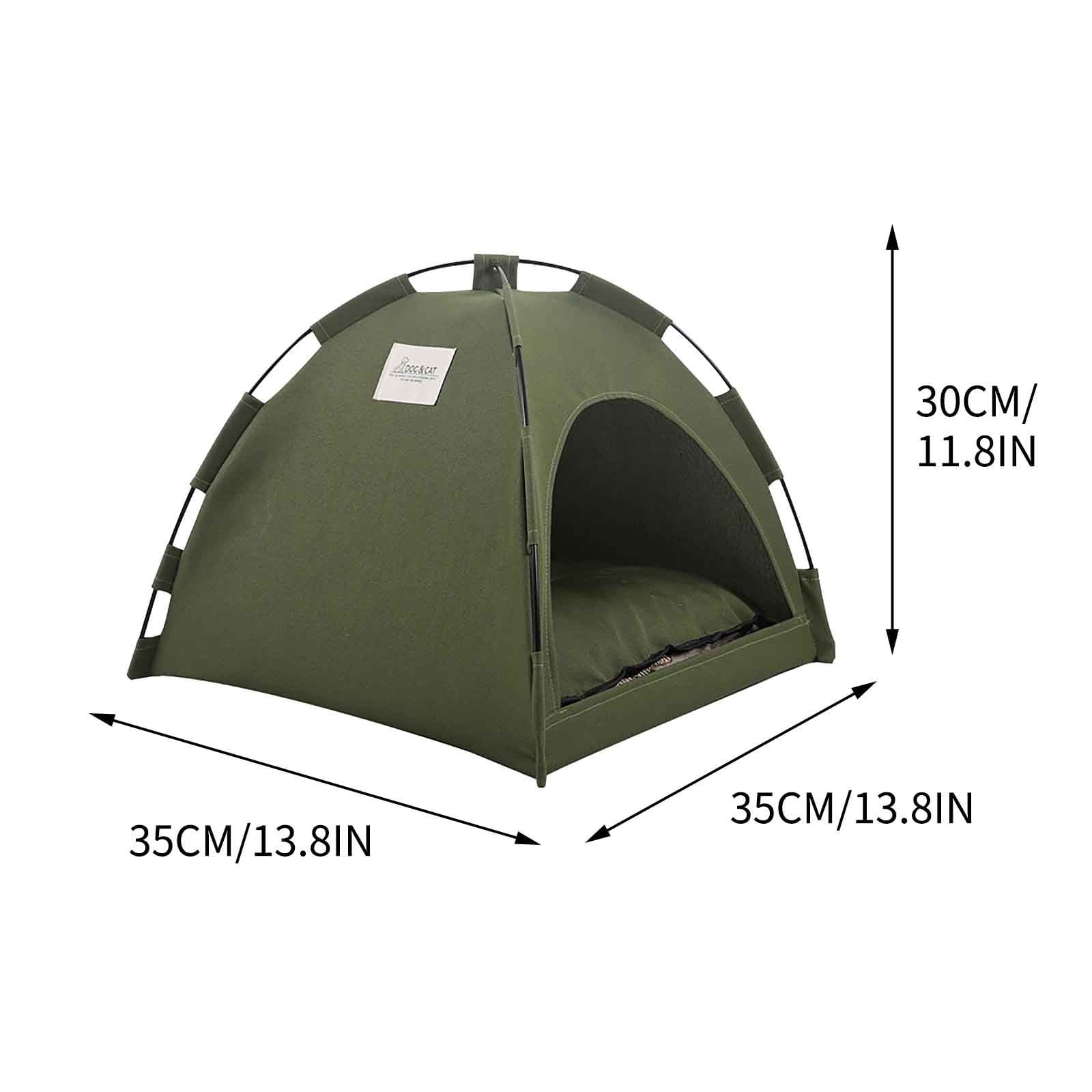 Breathable Pet Tent Outdoor Summer Pad, Foldable Solid Color Pet Cage House, Portable Cooling Shelter For Small Dogs Cats Indoor Outdoor Use