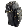 thumbnail image 2 of Cowhide Leather Men's Messenger Crossbody w Top Handle & Removable CB Strap, 2 of 11