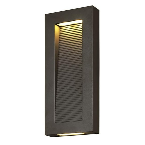 16 in. Avenue LED Outdoor Wall Lantern - Architectural Bronze