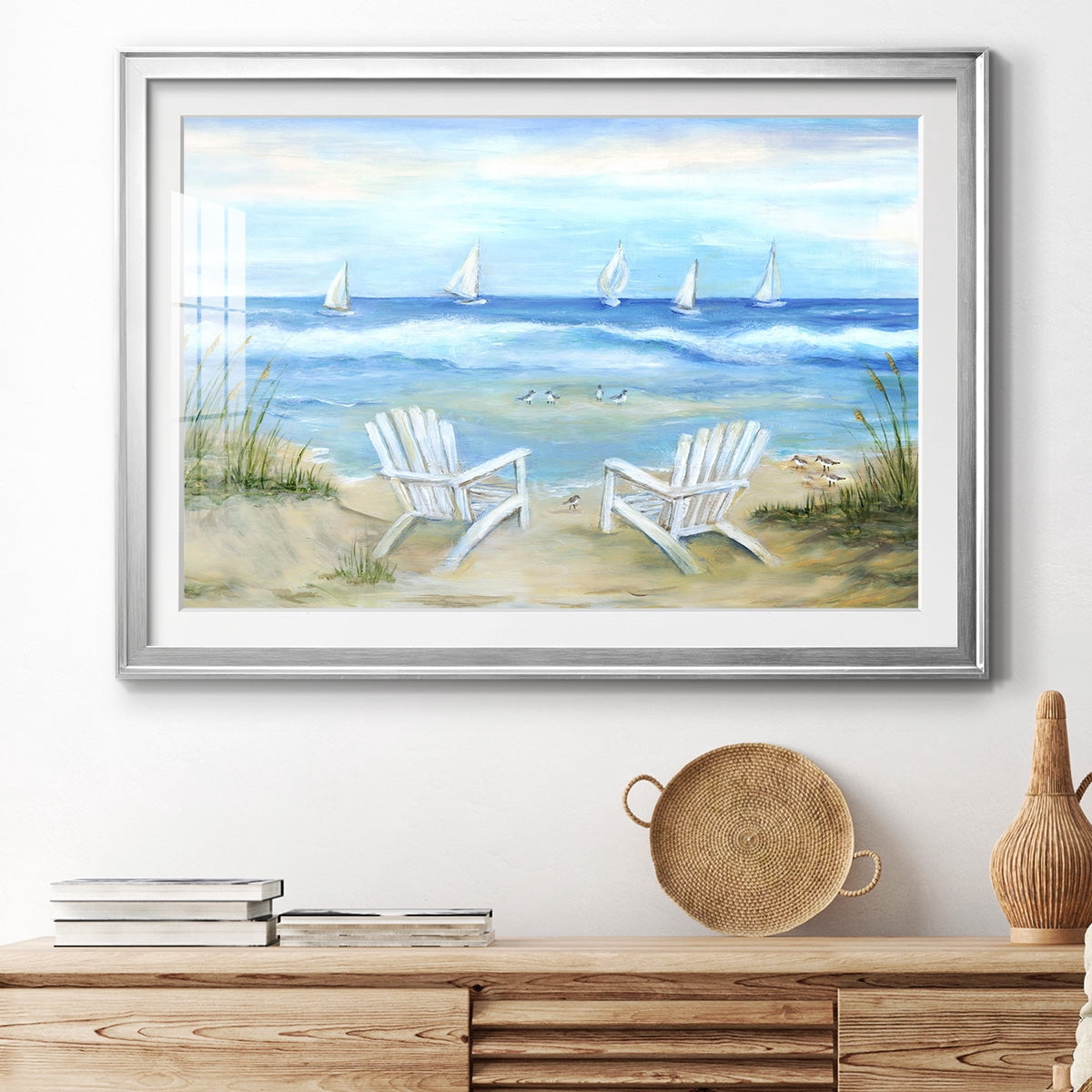 Seaside Escape Premium Framed Print - Ready to Hang