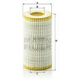 MANN-FILTER HU 718/1 N Filtro Olio Auto E Veicoli Commerciali - Qualità Originale OE, Dimensioni H=115 Mm