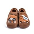 thumbnail image 5 of JACKSHIBO Toddler Slippers for Girls Boys Soft Plush Inner Slip-on House Slippers for Kids Brown, 5 of 7