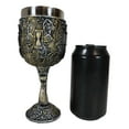 thumbnail image 5 of Gothic Alchemy Black Death Steampunk Plaque Doctor Edgar Poe Wine Goblet Chalice, 5 of 8