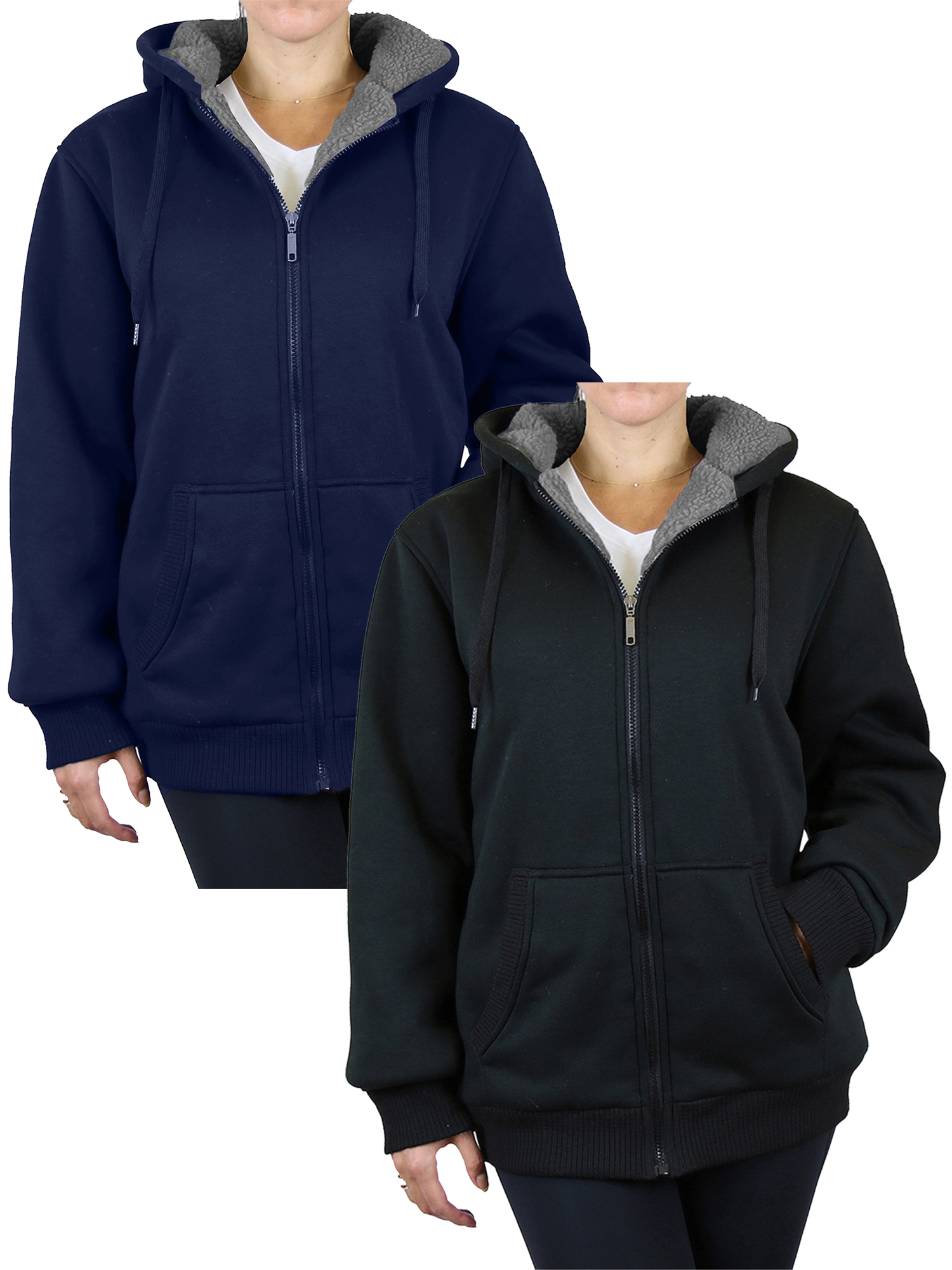 walmart fleece lined hoodie