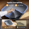 thumbnail image 6 of Oneisall CB01 Self-Cleaning Litter Box with EaseClean™ System, Open-Top Cat Litter Box for Large Cat, Automatic Litter Box Complete Litter Kit with Litter Mat, 40 Waste Bin Liners - Gray, 6 of 10