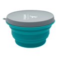 thumbnail image 1 of Silicone Collapsible Bowls - Silicone Folding Travel Bowl with Lids - Expandable Food Storage Containers Set - Portable, [33oz](Blue), 1 of 4