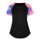 thumbnail image 2 of Gibobby Blusa de Trabajo de Manga Corta Tops talla grande para mujer Túnica con estampado verano Tops primavera Camisas manga corta con cuello redondo Blus(Negro,M), 2 of 3