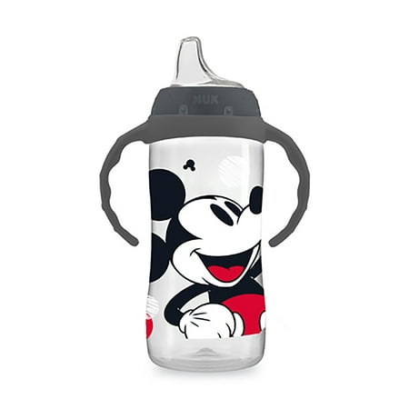 NUK Disney Learner Cup, Mickey Mouse 10 oz Soft Spout Sippy Cup, 6+ Months