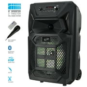 iLive v5.0 Bluetooth Wireless Tailgate Party Speaker, ISB352B, Black
