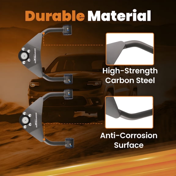 maXpeedingrods Upper Drop Alignment Arms for Chevy Silverado/GMC Sierra 1500 1999-2007 2WD/4WD Control Arm