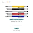 thumbnail image 3 of 5pcs 6 en 1 Bolígrafo Multitool de Aluminio Regalos para Hombres con Bolígrafo, Regla, Destornillador, Lápiz Táctil, Recargas, 3 of 5