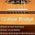 thumbnail image 5 of Ortega Family Series R122L-3/4 3/4 Size Left-Handed Classical Guitar Satin Natural 0.75, 5 of 5