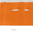thumbnail image 3 of Pack of 100 Wristband Sweat-proof 100PCS Personalized Recognition Soft Recognition Wristbands Identification Solid Color Children Bracelets for Carnivals Orange, 3 of 8
