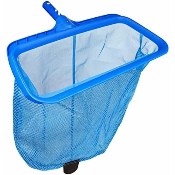 Swimming Pool Skimmer Net, Fine Mesh Pool Leaf Rake Net with Double-Layer Deep Bag, Reinforced Frame - Swimming Pool Nets for Cleaning Finest Debris