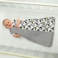 thumbnail image 2 of Lambs & Ivy Snoopy & Woodstock Breathable Cotton Jersey Baby Wearable Blanket, 2 of 4