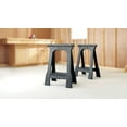 thumbnail image 3 of Stanley 32" H x 22-1/2" W x 5" D Folding Sawhorse 800 lb. Black 1 pair, 3 of 4