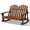 Coffee, variant on Gymax Adirondack Rocking Chair Kid Backrest Armrest Solid Wood Coffee