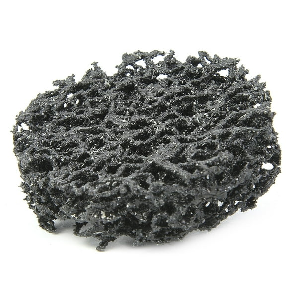 Disco de tira de polietileno de 50 mm y 2 pulgadas, 5 unidades, para afilar y quitar óxido y pintura (negro)