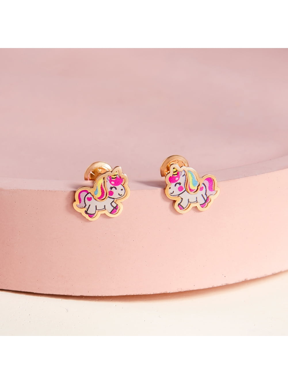 Screw back unicorn earrings best sale