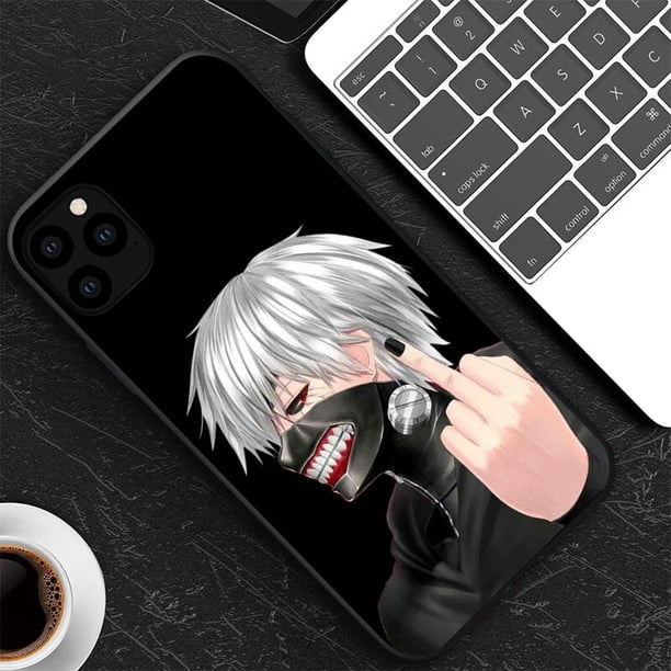 Funda de teléfono de TPU suave de anime japonés Tokyo Ghoul Japan Suave para iPhone XR X XS 11 12 13 Mini Pro Max 7 8 6 6S SE Volver Fundas Coque Tan Jianjun unisex