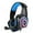 Blue, variant on UHM Gaming Headset Wired for PS5 Xbox PC PS4 Switch/Over Ear Gaming Headphones With Surround Sound Mic,LED Light,Soft Memory Earmuffs,3.5MM for Xbox Blue