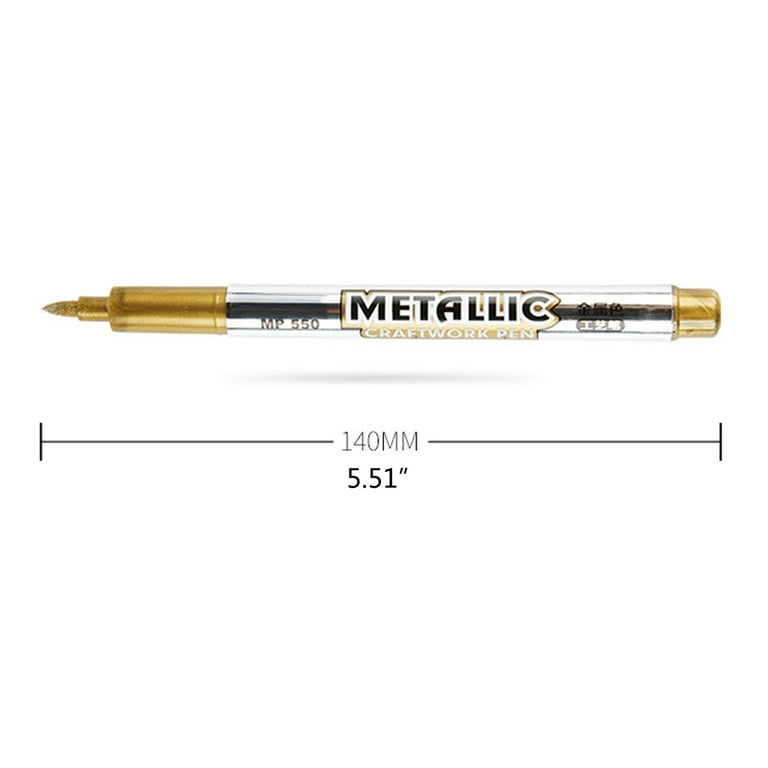  12PCS Metallic Craftwork Pen Metallic Marker Pens for