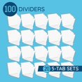 thumbnail image 3 of Libreta Seviders Blue Summit de 3 anillas, 5 pestañas, paquete de 100, 3 of 9