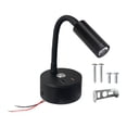 thumbnail image 1 of koolsoo RV Reading Lamp Night Light Bedside Light RV Light for Boat Van Trailer Black B, 1 of 9