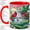 Red, variant on Red Cardinal Waterfall Coffee Mug, Cardinal Pair Mug, Morning Tea Cup for Home, Birds on Branch with Cherry Blossoms and Butterflies, Floral Bird Art, Kitchen Accent, Nature Lover