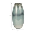 thumbnail image 3 of Sagebrook Home Elegant Glass Vase with Metal Accent for Modern Decor, 3 of 7